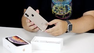 Распаковка iPhone XS Max в золоте [upl. by Rafaelita]