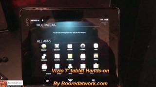 Vizio 7quot Tablet Handson Booredatwork [upl. by Yecak]