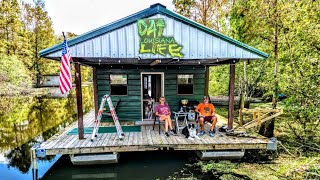 Houseboat Repairs  Fish Kill amp Nighttime Swamp Tour [upl. by Trometer]