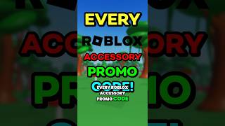 EVERY FREE Roblox PROMO CODE [upl. by Lissak109]