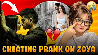 CHEATING PRANK ON MY GIRLFRIEND  zoya [upl. by Sucramraj]