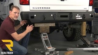 How to Install Road Armor Stealth Rear Bumpers on a 201517 Chevy Silverado 2500 [upl. by Halivah403]