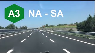 Autostrada A3 da Napoli a Castellammare di Stabia Italy TIMELAPSE X8 [upl. by Noscire647]