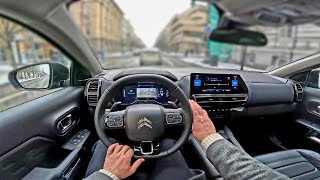 2022 Citroën C5 Aircross  Shine 15l diesel 130hp   POV Test Drive in winter time [upl. by Valleau481]