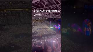 Coldplay’ music of spheres world tour Australia 2024 coldplay shortvideo music live trending [upl. by Okire]