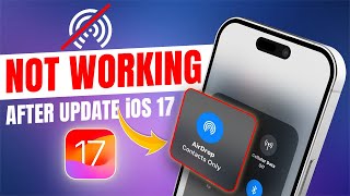 How to Fix AirDrop Not Working Problem on iOS 17  Airdrop Files Not Receiving on iPhone [upl. by Atinuaj80]