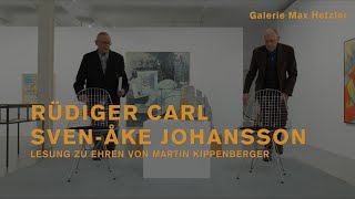 RÜDIGER CARL amp SVENÅKE JOHANSSON at Galerie Max Hetzler Berlin 2023 [upl. by Nariko]