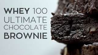 Ultimate Chocolate Brownies  Recipe  Whey 100  Bodylab [upl. by Sugar]