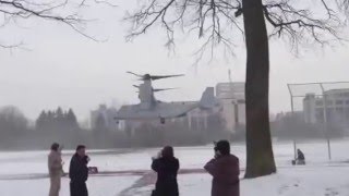 Osprey landing in Stuttgart Germany [upl. by Vihs]