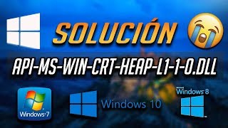 Solución al Error apimswincrtheapl110dll en Windows 1087  Tutorial 2024 [upl. by Acinoj314]