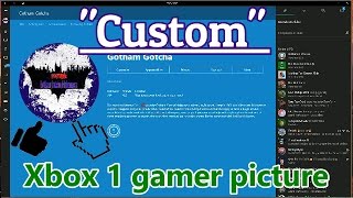 Xbox 1 Custom gamer picture GLITCH [upl. by Atla]