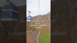 samnaun luftseilbahn ischgl switzerland seilbahn cablecar doppelstock autumn [upl. by Vachell]