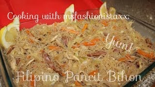 Best Filipino Pancit Bihon Recipe [upl. by Hammer]