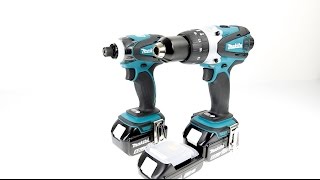 Makita DLX2005MAJ 18v TWIN PACK Unboxed by Toolstop [upl. by Tillford]