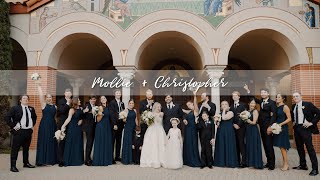 Mollie amp Christophers Wedding Film  Holy Trinity Greek Orthodox Church amp Arts District Mansion [upl. by Yemac838]