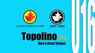 Mens Giant Slalom Race U16 Topolino 2013 [upl. by Allekim]