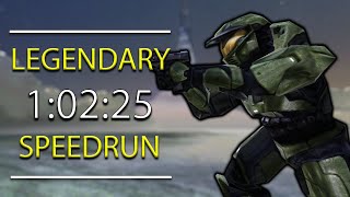 WR Halo CE in 10225  Legendary Speedrun [upl. by Vladimar]