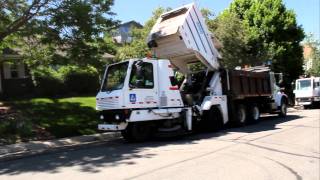 Emptying a street sweeper [upl. by Ryder]