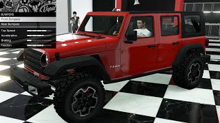 GTA 5  DLC Vehicle Customization  Canis Terminus Jeep Wrangler Rubicon [upl. by Yhcir573]