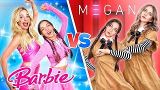 M3GAN Nanny vs Barbie Nanny  We Survived Crazy Babysitters in 24 Hours [upl. by Ramraj]