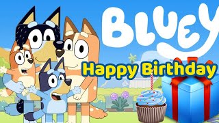 Bluey Happy Birthday Song [upl. by Yemarej226]