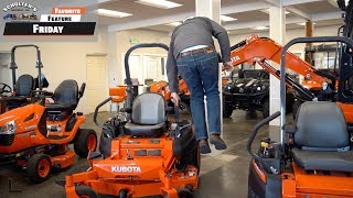 Favorite Feature Friday  Kubota Z411 Zero Turn Mower [upl. by Joappa497]