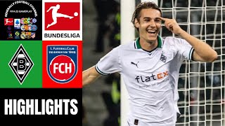 Borussia Mönchengladbach vs FC Heidenheim 9Spieltag Bundesliga Highlights [upl. by Farley]