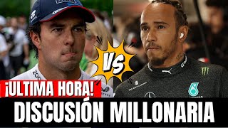 ¡BOMBAZO CHECO PÉREZ Y HAMILTON SE ENFRENTAN POR CONTRATO MILLONARIO TIENEN QUE SEPARARLES [upl. by Neetsuj298]