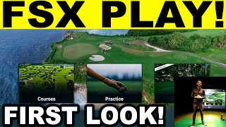 Foresight Sports FSX PLAY  FIRST LOOK Golf Simulator Software 🏌⛳ [upl. by Katheryn238]