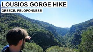 LOUSIOS GORGE HIKE  Dimitsana  Greece Peloponnese [upl. by Lanoil]