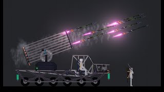 AR2 MLRS rocket barrage against Krominarian battalion [upl. by Nyltak]