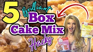 5 Brilliant BOX CAKE MIX RECIPES you MUST TRY  DoctoredUp Box Cake Mix Recipes Ep 5 [upl. by Ecyla]