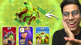 My New Overgrowth Spell Attack Strategy is TOO OP Clash of Clans [upl. by Lucian]