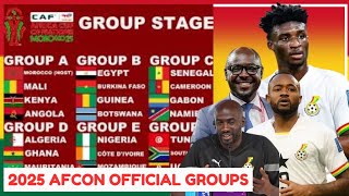 OFFICIAL 2025 AFCON CAF OFFICIAL ANNOUNCE DATE AND BLACK STARS WILL PLAY 1ST QUALIFIERS ON SEPT [upl. by Rafi]