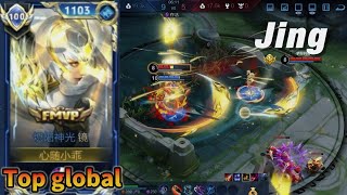 Top global Jing gameplay｜Honor of Kings [upl. by Erikson610]