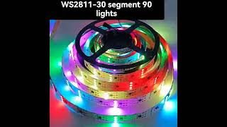 Smart Rgbic Ws2811 Rgb Cct Led Rgb Strip 12V 24V Light Celling 5M 2811 Smd 5050 Led Strip Light [upl. by Martita204]