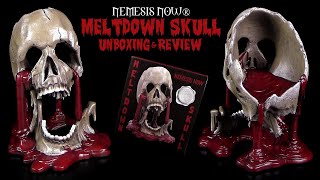 Nemesis Now ® Meltdown Skull  Schmelzender Totenkopf mit Blutströmen  House of Wax  Unboxing [upl. by Junius]