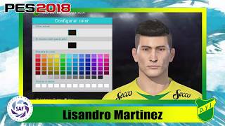 Pes 2018 Defensa y Justicia Lisandro Martinez Apariencia y Stats [upl. by Mcafee]