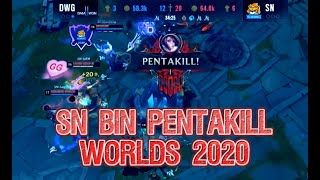 ¡SN Bin Fiora PENTAKILL  DWG vs SN WORLDS FINAL 2 GAME [upl. by Vez639]