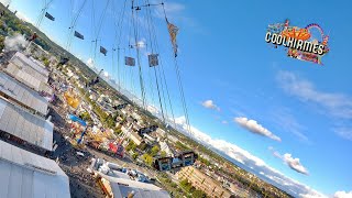 Aeronaut De Voer  Onride Video 2  Cannstatter Volksfest 2024   Clip by CoolKirmes [upl. by Weaver341]