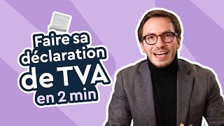 Comment faire sa déclaration de TVA en 2024 [upl. by Haelem]