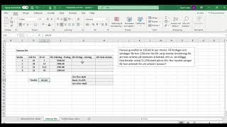Hannas lön uppgift i Excel [upl. by Nanah]