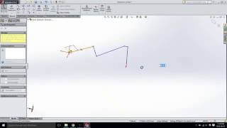 Change orientation X Y Z 3d sketch  solidworks 2015  video 77 [upl. by Dnartreb]