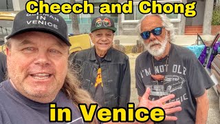 Cheech amp Chong giving away free stuff at Venice Beach California [upl. by Salisbury]