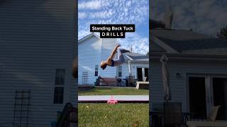 How to do a Backflip  Back Tuck Drills 💫 shorts cheerleading backtuck backflip cheerleader [upl. by Eardnoed]