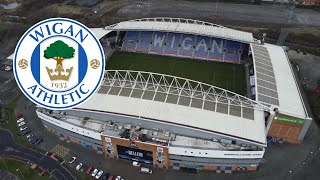 Wigan Athletic FC from above [upl. by Everett]