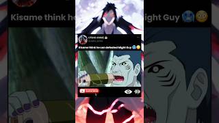 Kisame VS Might Guy naruto shorts [upl. by Atilemrac]