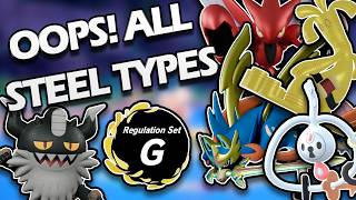 Oops All Steel Types  Steel Monotype Team Pokémon VGC Regulation G 2024 [upl. by Gillie]