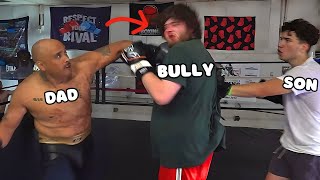 GIANT Bully Attacks The Wrong Mans Son amp INSTANTLY REGRETS It [upl. by Edalb928]