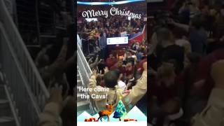 CavsWarriors Christmas Day Snap Story [upl. by Naxor20]